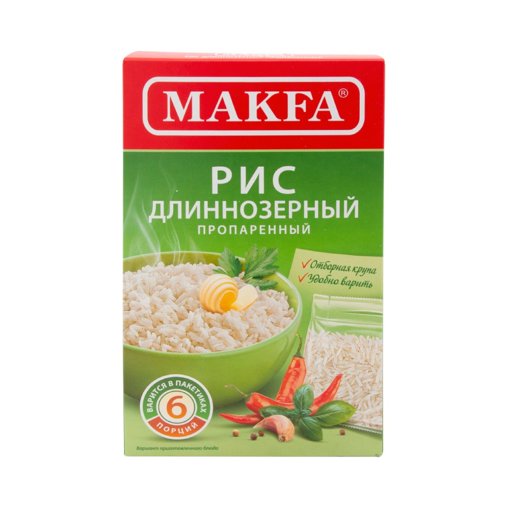 Рис Макфа Длиннозерный 6пак 400г