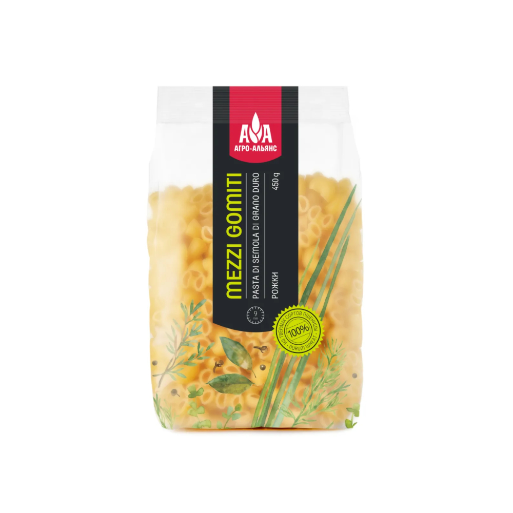 Макароны Рожок Экстра  Агро-Альянс 450г [АКЦИЯ]