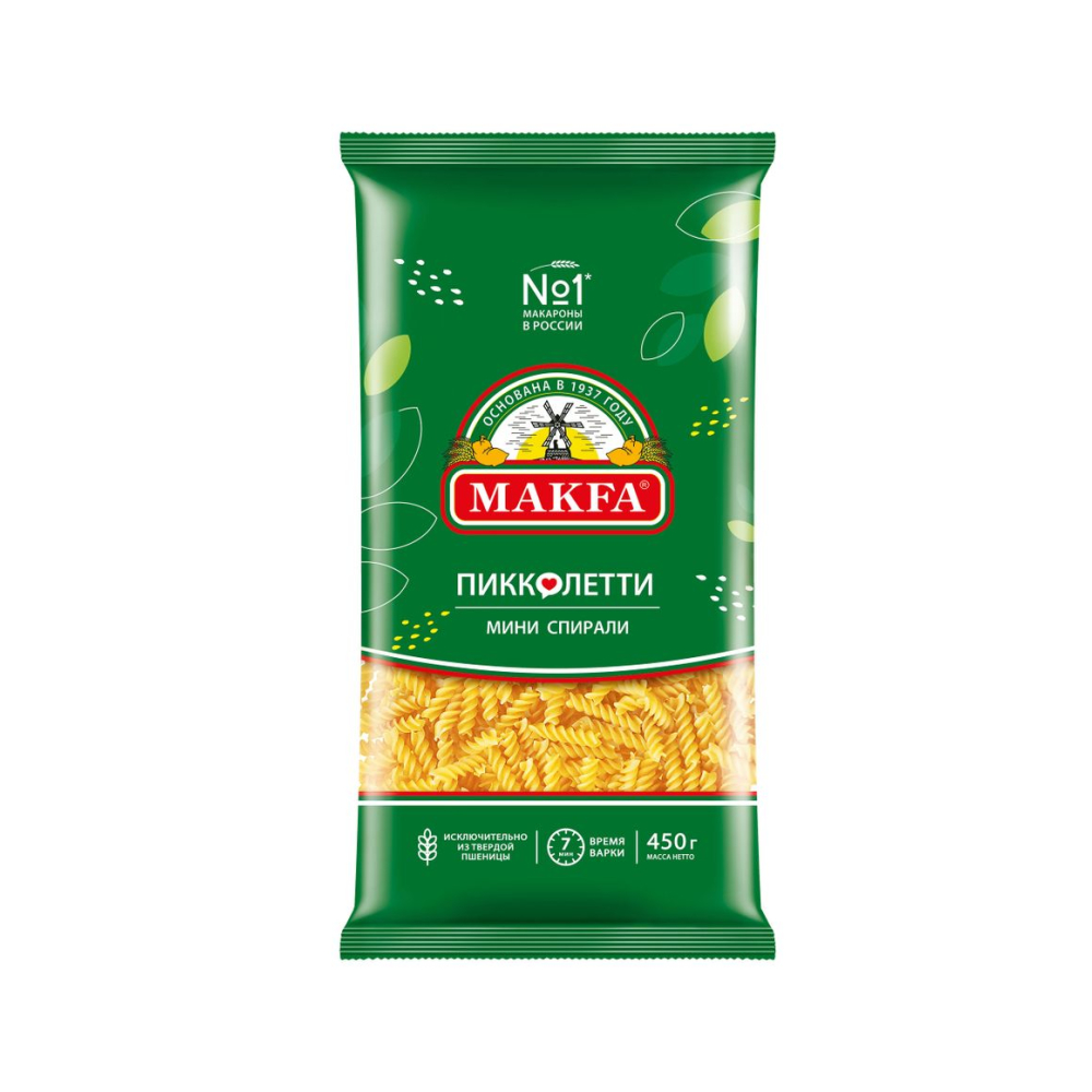 Макфа Пикколетти Мини спирали 450г