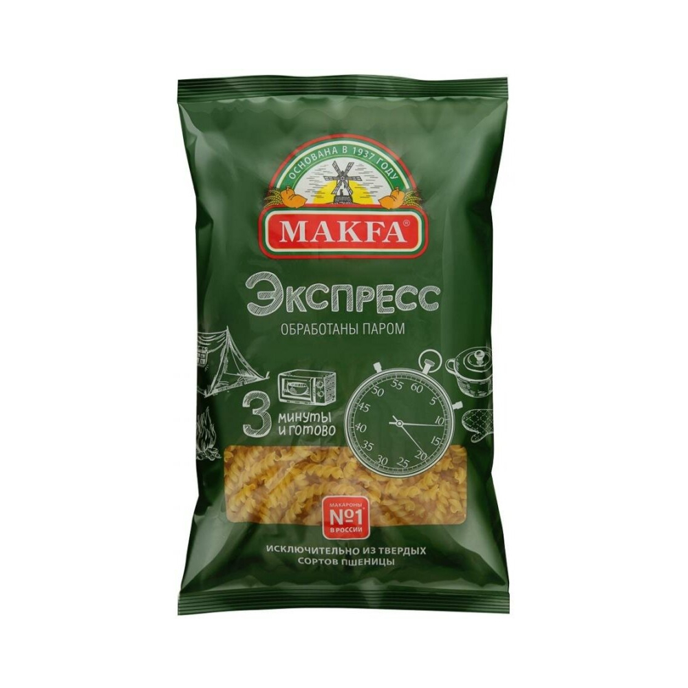 Макфа Спиральки Экспресс 400г