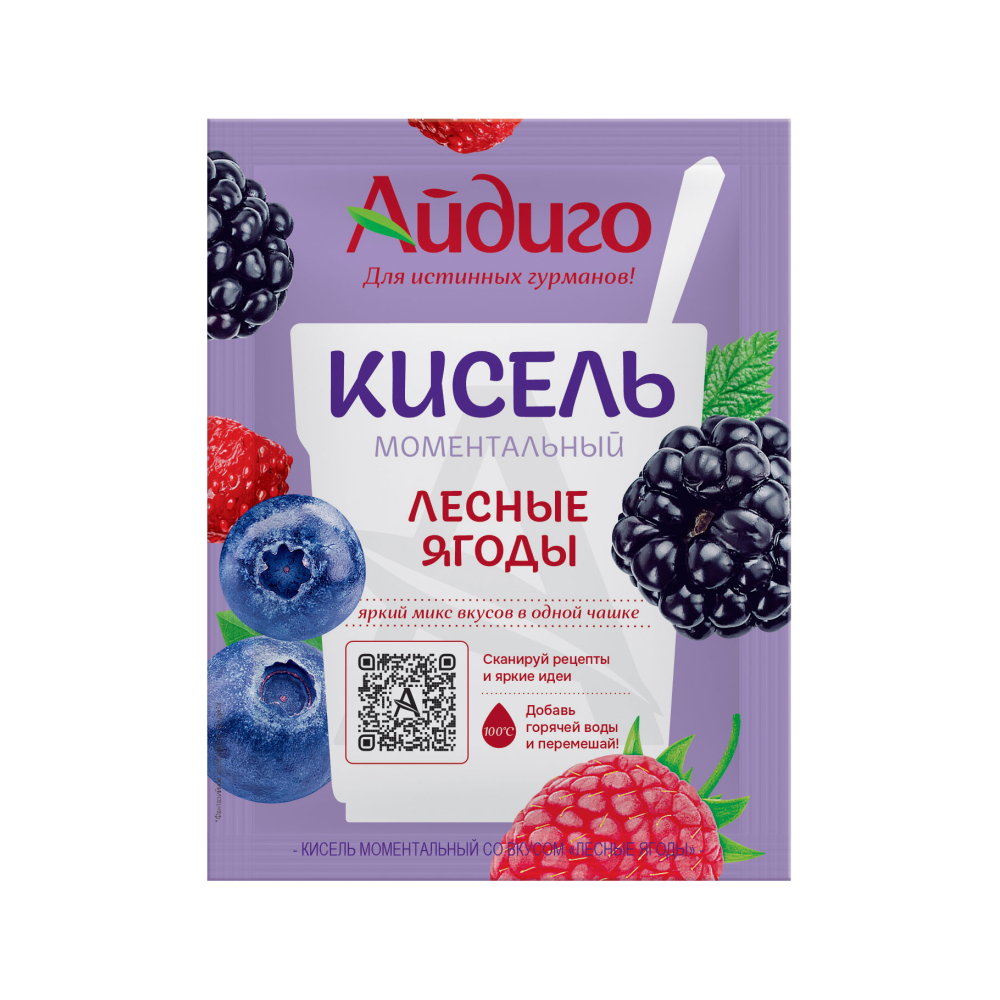 Кисель Айдиго Лесные ягоды моментальный 30г