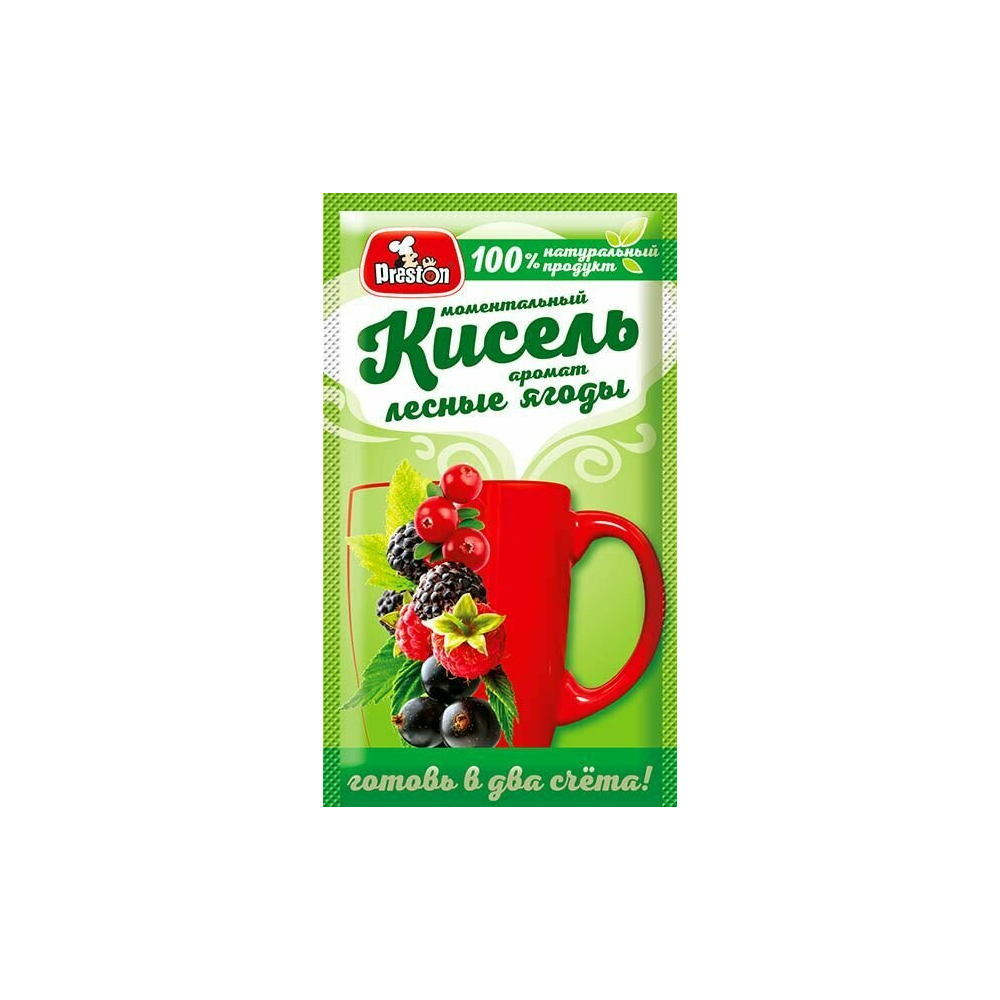 Кисель моментальный Лесные Ягоды 30г Престон