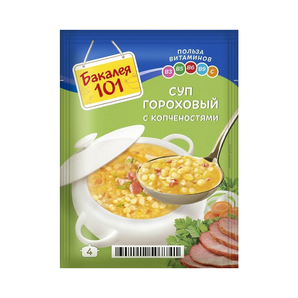 Суп гороховый с копченостями Бакалея 101 65г