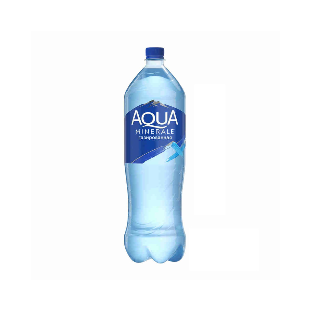 Природная питьевая вода газированная "AQUA" (АКВА) 1,5л [АКЦИЯ]