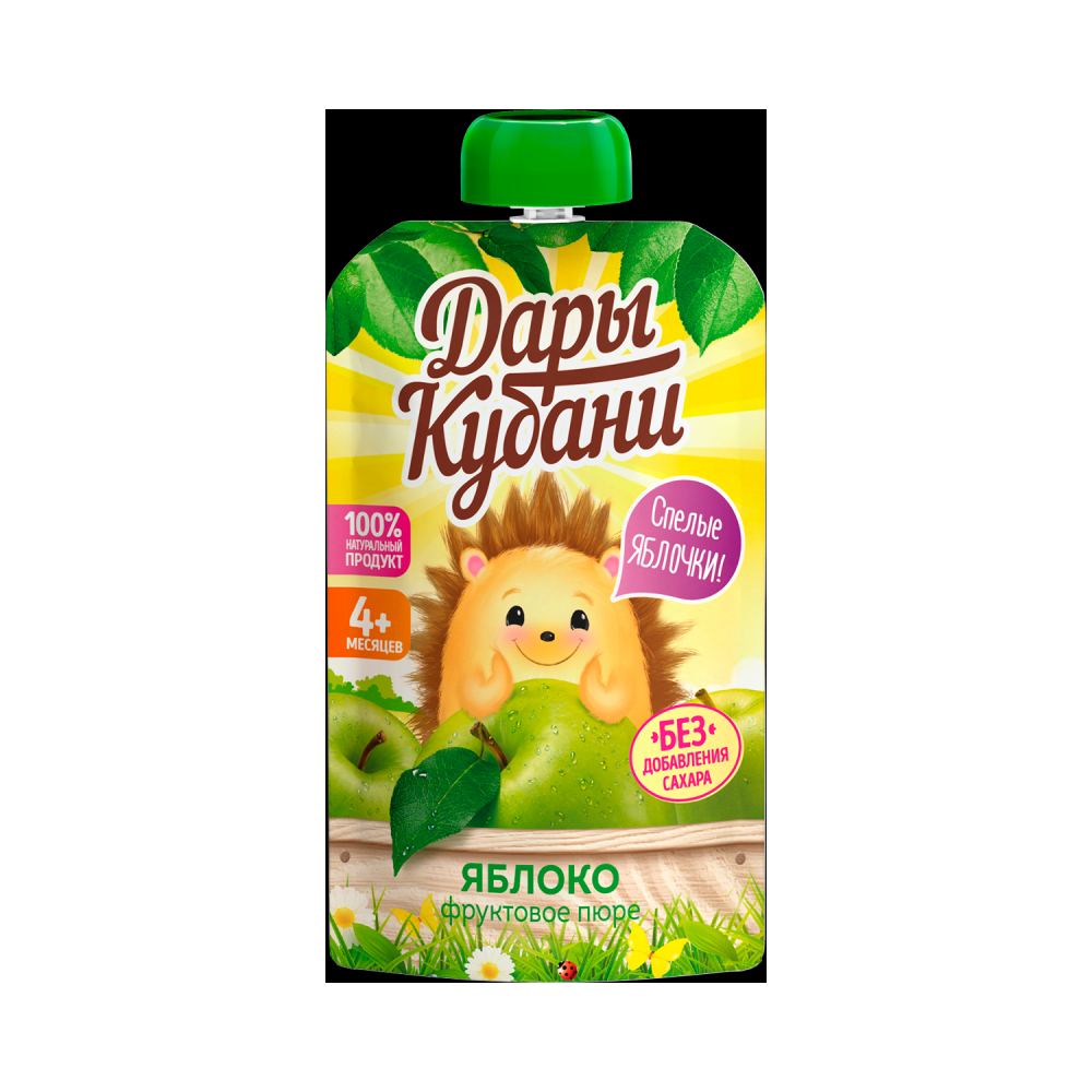 Пюре Дары Кубани из яблок 90г [АКЦИЯ]