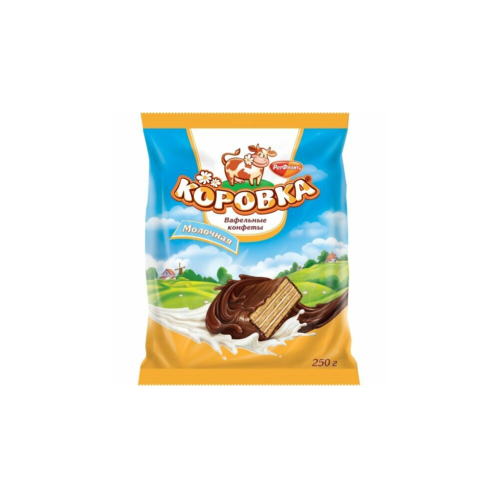 Конфеты Вафельные Веселая коровка молочная [АКЦИЯ]