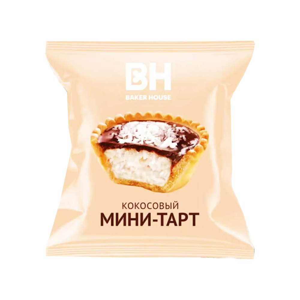 Мини -тарт кокосовый 40г.