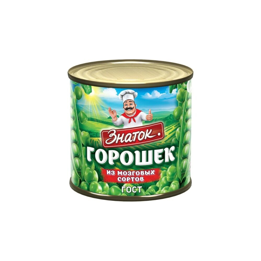 Горошек зеленый 400г Знаток