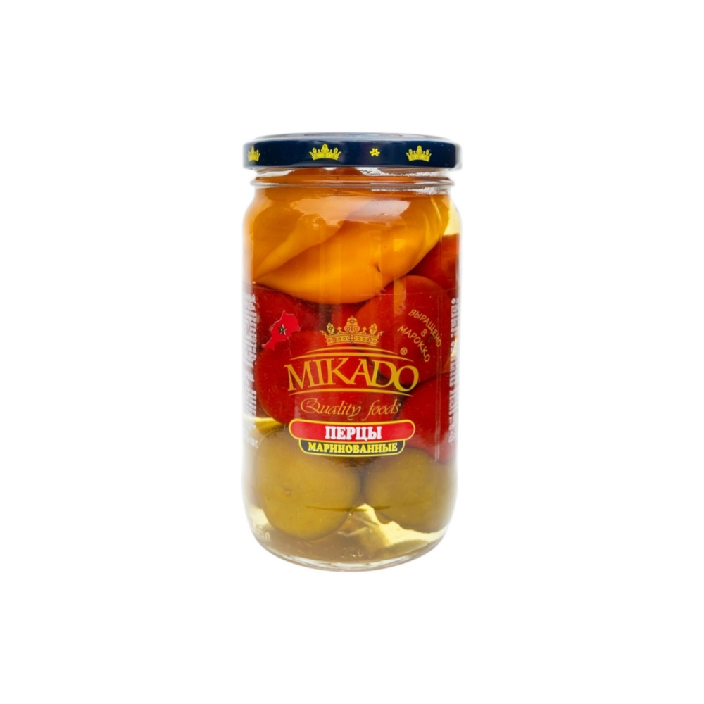 Перцы маринованные Ассорти Микадо 350мл