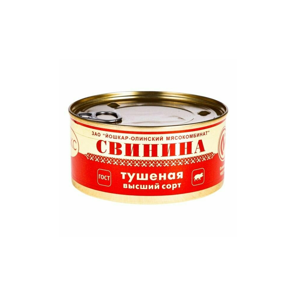 Свинина тушеная ЛЮКС высший сорт 325г с ключом [АКЦИЯ]