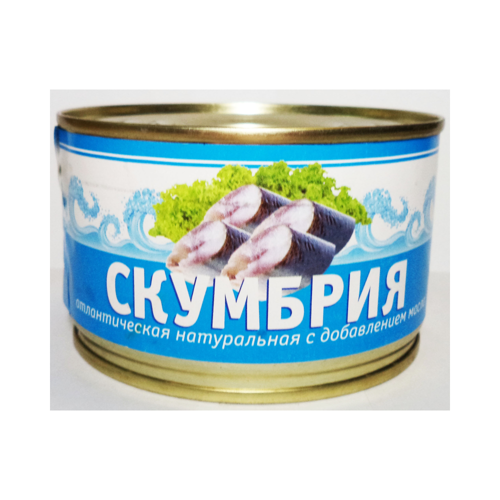 Скумбрия атлантическая с маслом 240г Балт-фиш