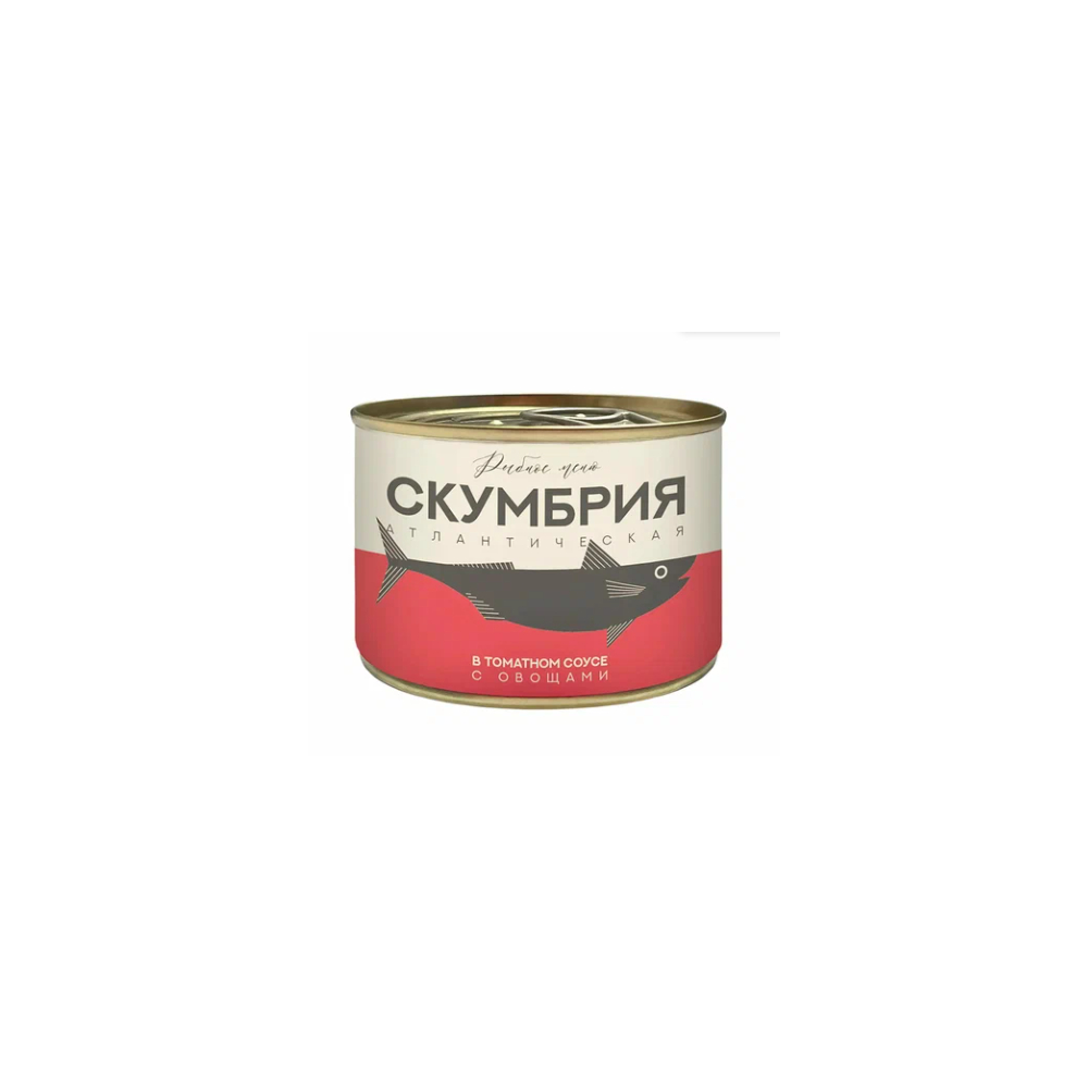 Скумбрия Рыбное Меню с Овощным Гарниром в Томатном Соусе 250г