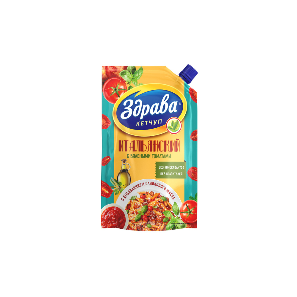Кетчуп Здрава Итальянский 350г [АКЦИЯ]