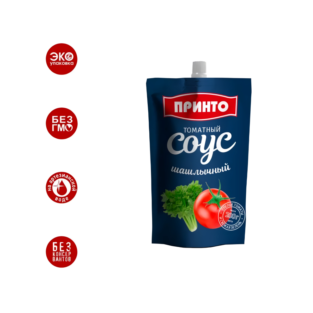 Соус Томатный шашлычный Принто 200г