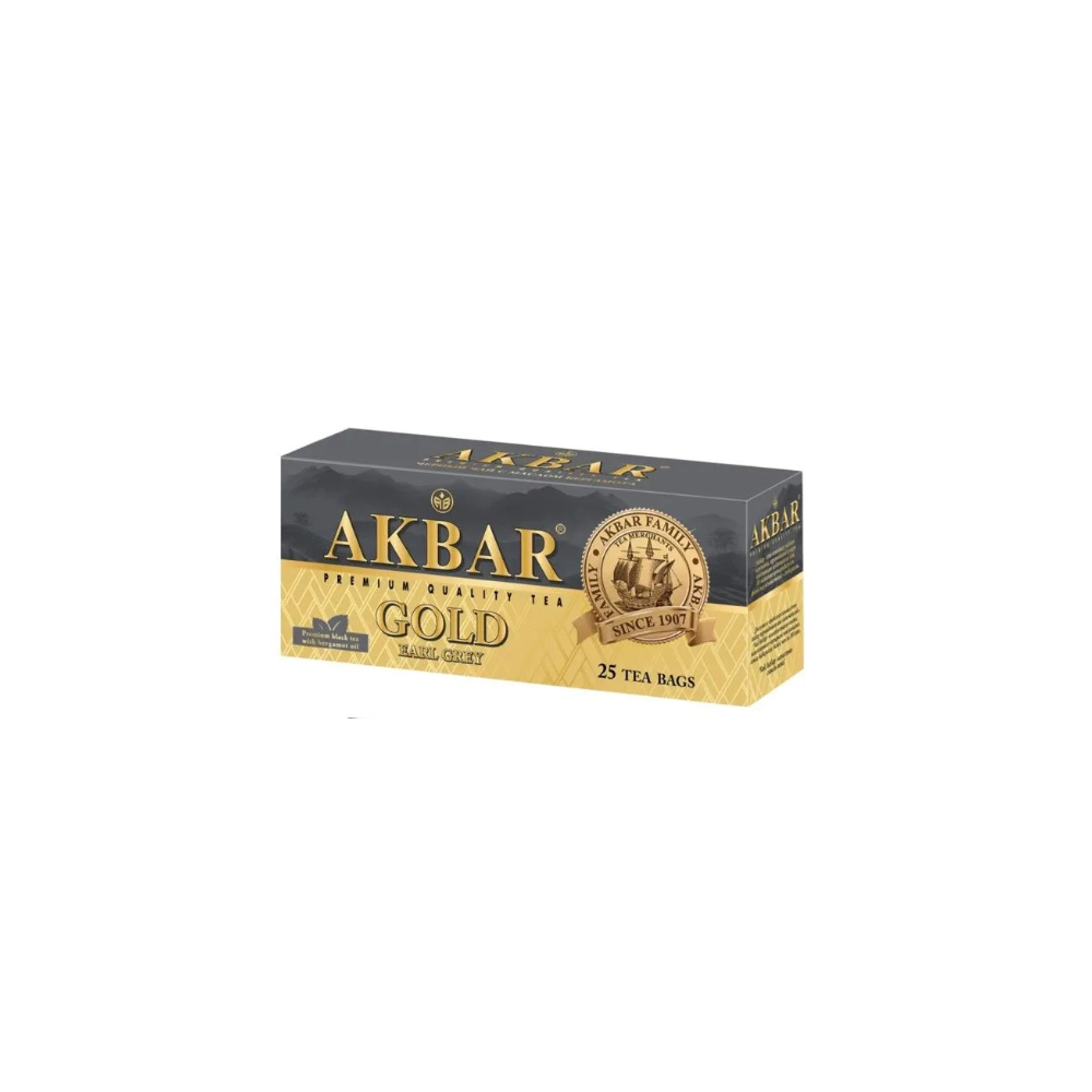 Чай Акбар Граф Грей с ароматом бергамота 25пак