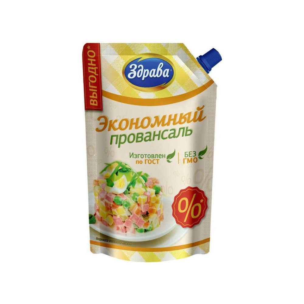 Майонез Здрава Провансаль Экономный ж.30% 700г
