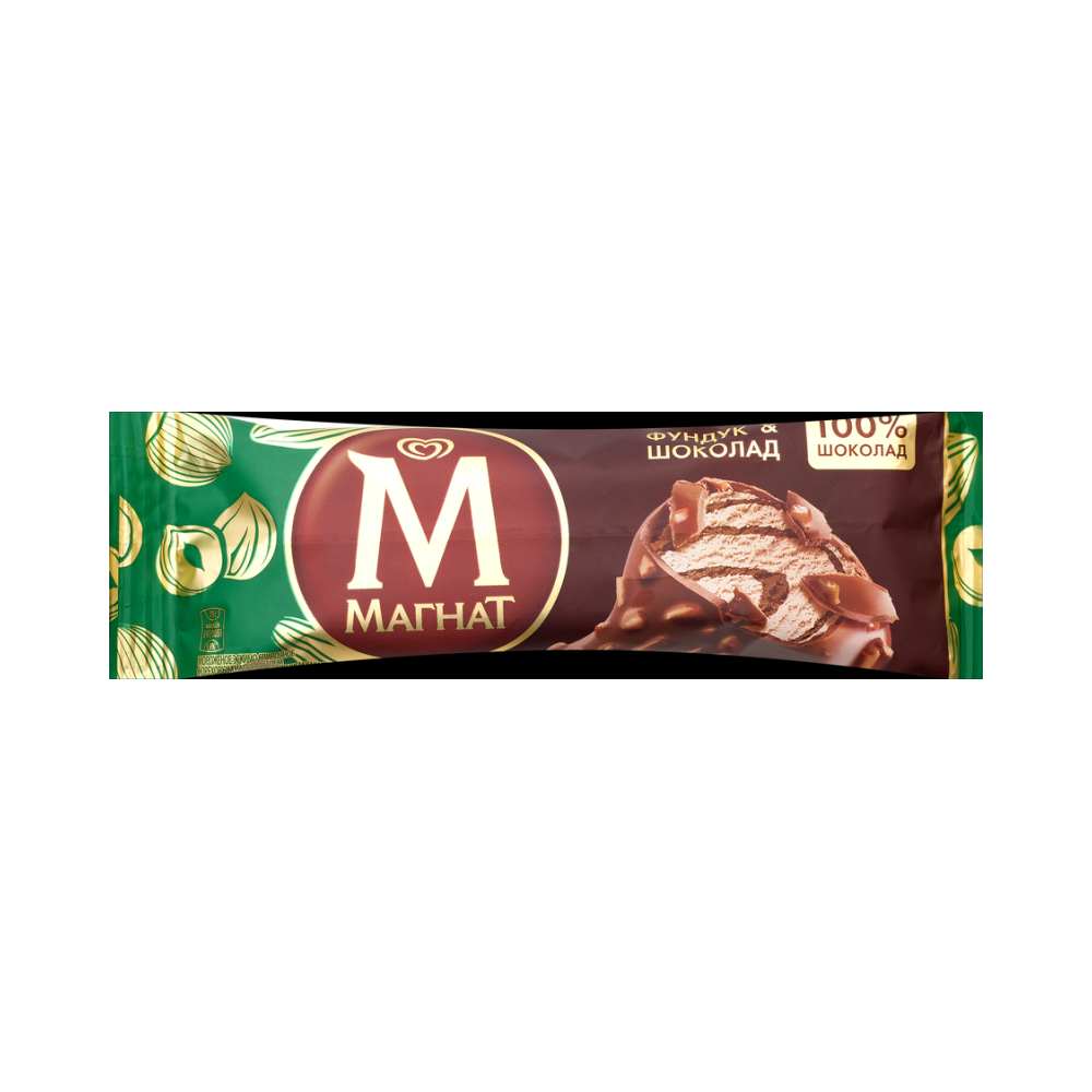 Мороженое Магнат фундук/шоколад 70гр
