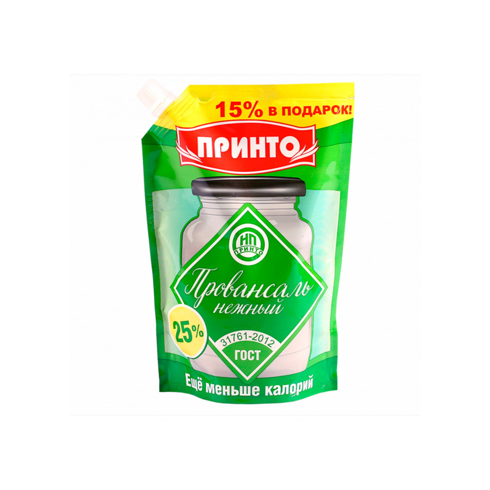 Соус майонезный Принто Провансаль Нежный ж.25% 120г [АКЦИЯ]