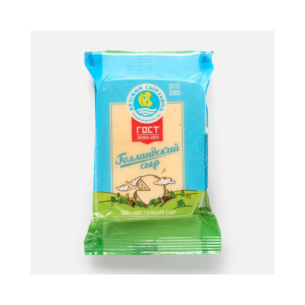 БЗМЖ Сыр фас. Голландский Кез ж.45% 200г