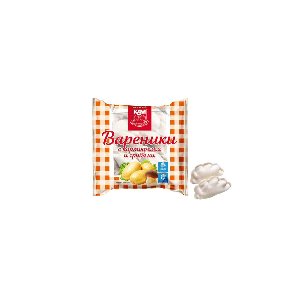 Вареники Картофельные с грибами 350г КМК