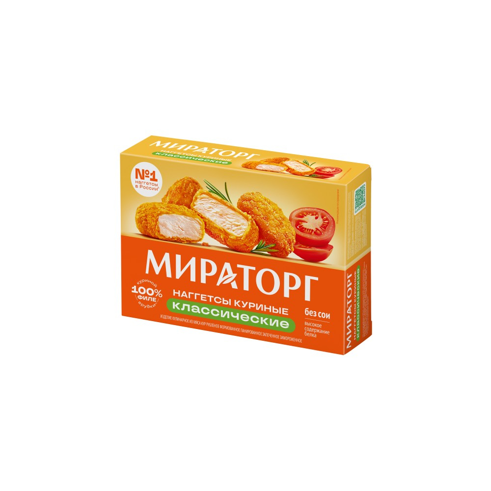 Наггетсы куриные Классические 250г Мираторг