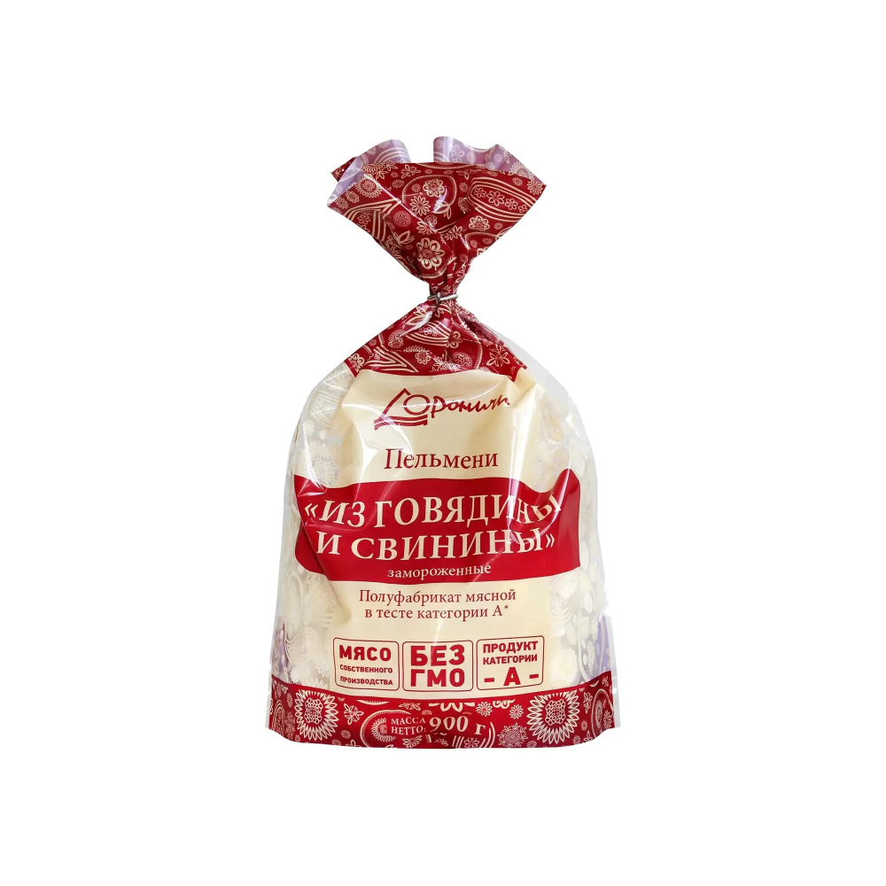 Пельмени Дороничи из говядины и свинины 900 гр [АКЦИЯ]