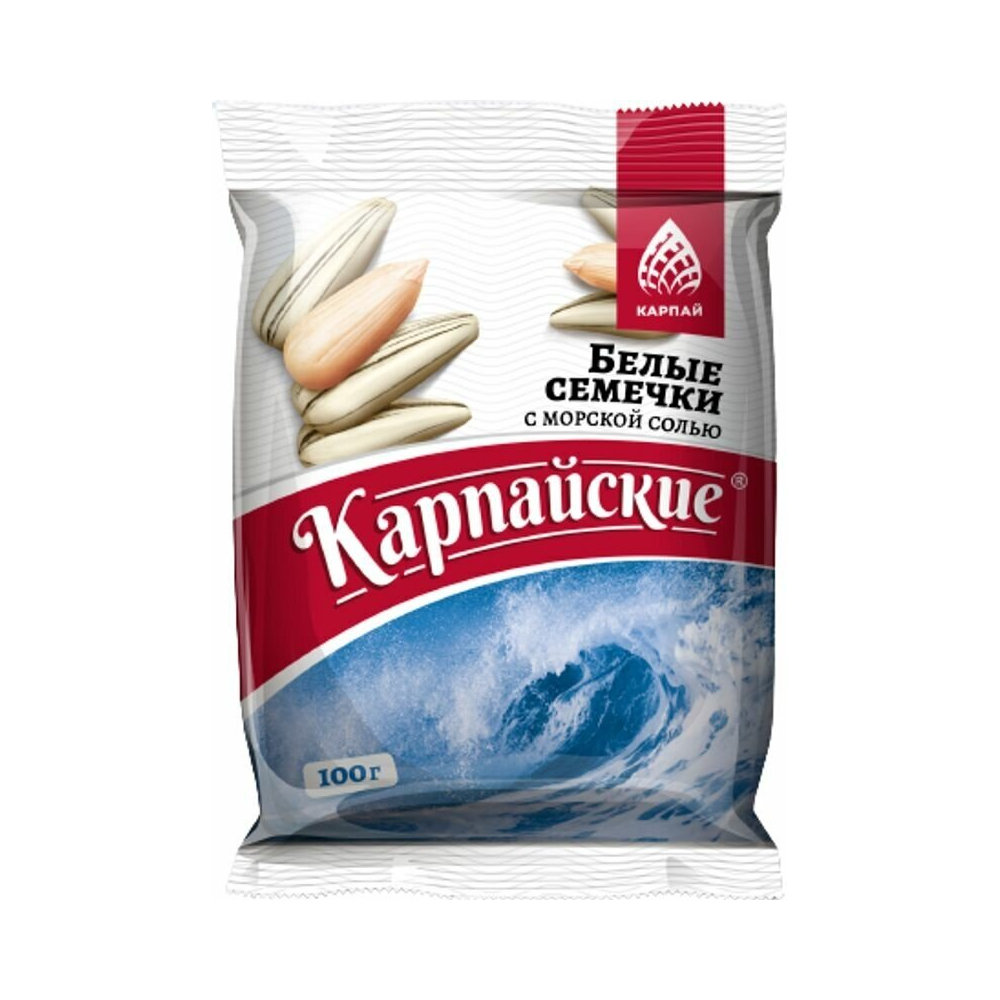 Семечки подсолнечные белые соленые Карпайские 100 гр