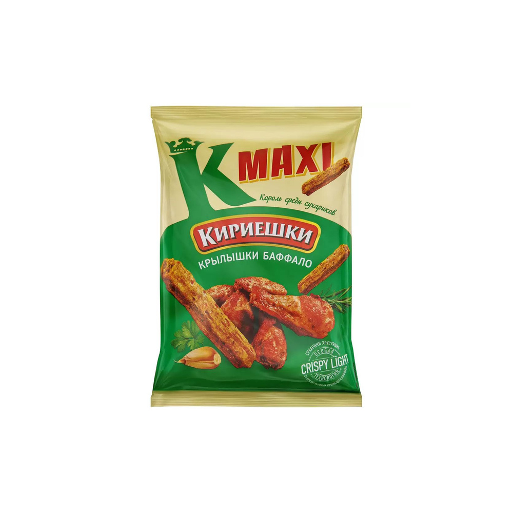 Сухарики Кириешки Макси 60гр Крылышки Баффало