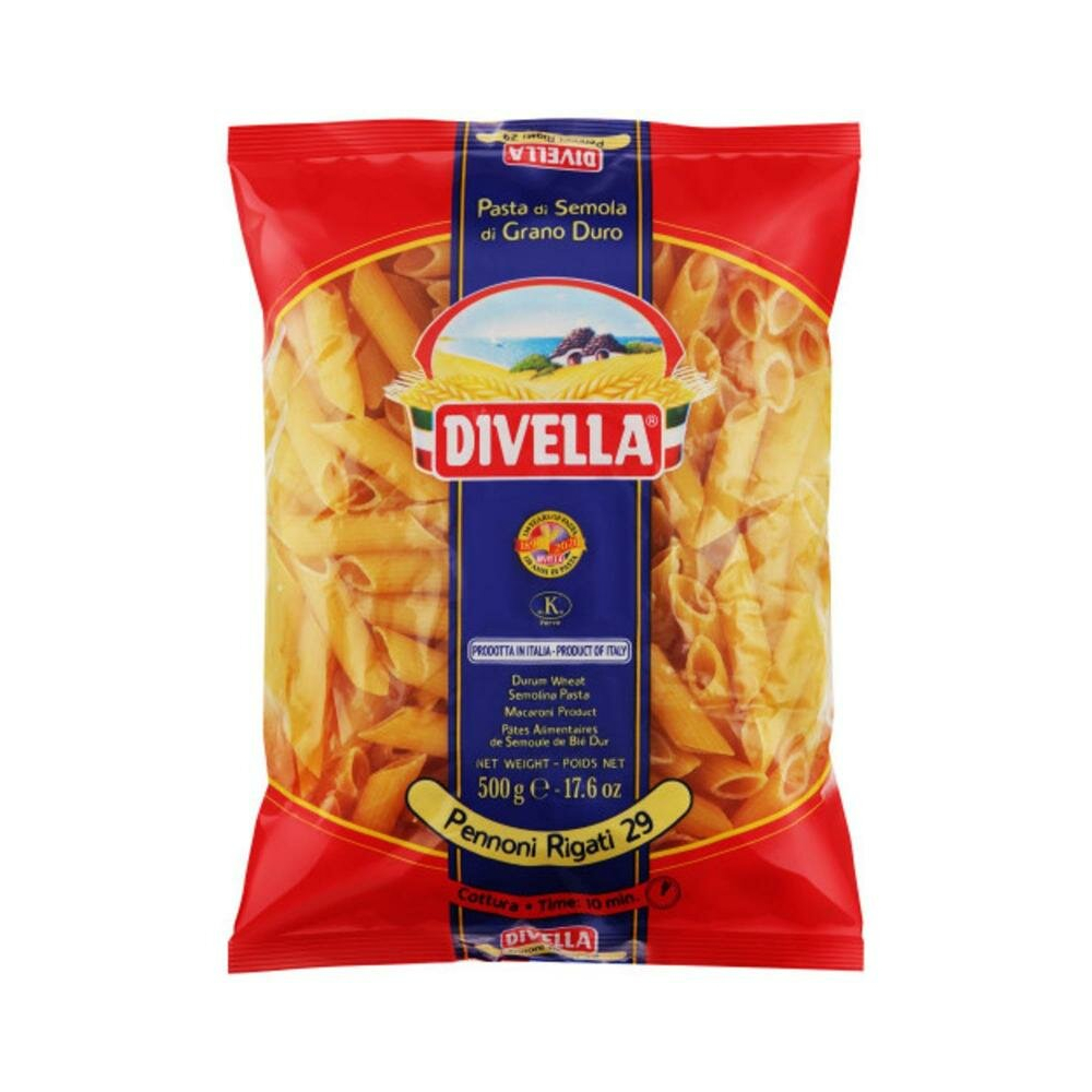 Макароны Пеннони Ригате  Divella 500г