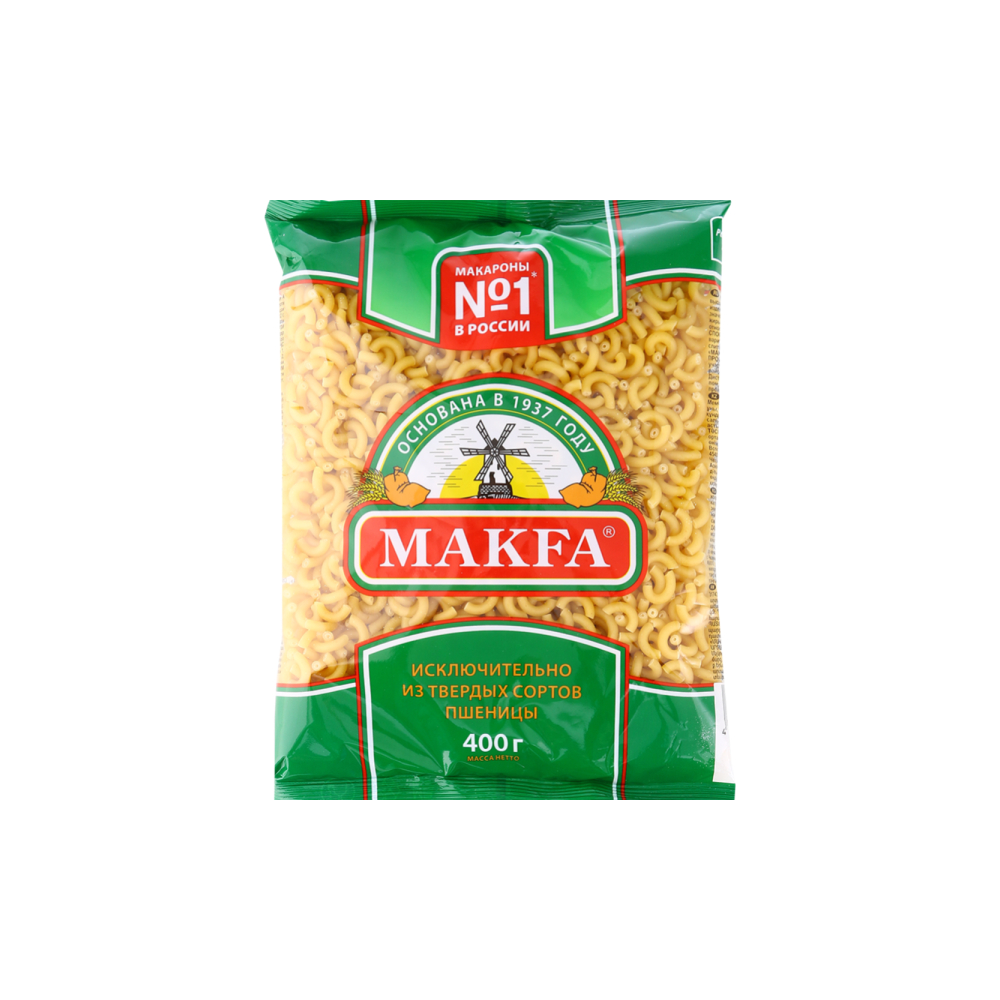 Макфа Рожки 400г
