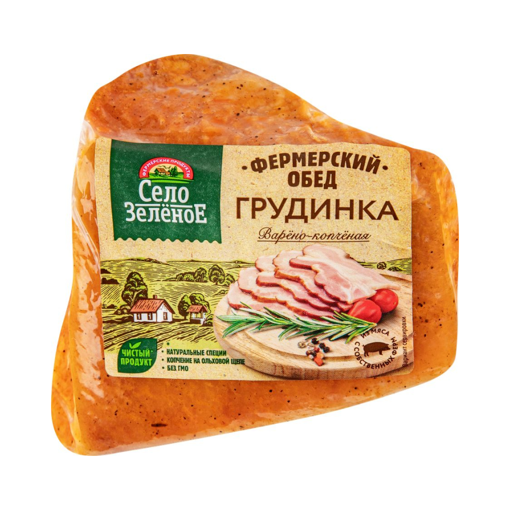 Грудинка Деревенская кат.Г 300г Село Зеленое