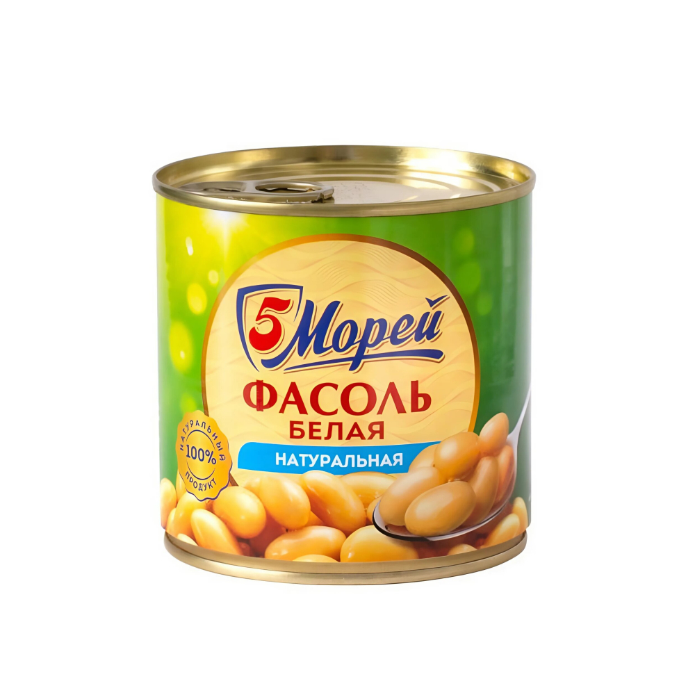 Фасоль белая 5 морей 400 гр