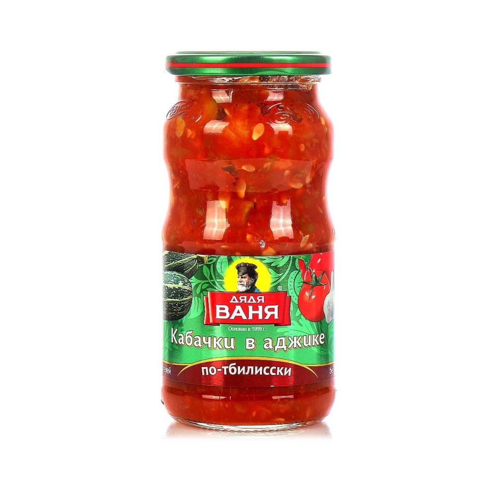 Кабачки в аджике Дядя Ваня ст/б 460г