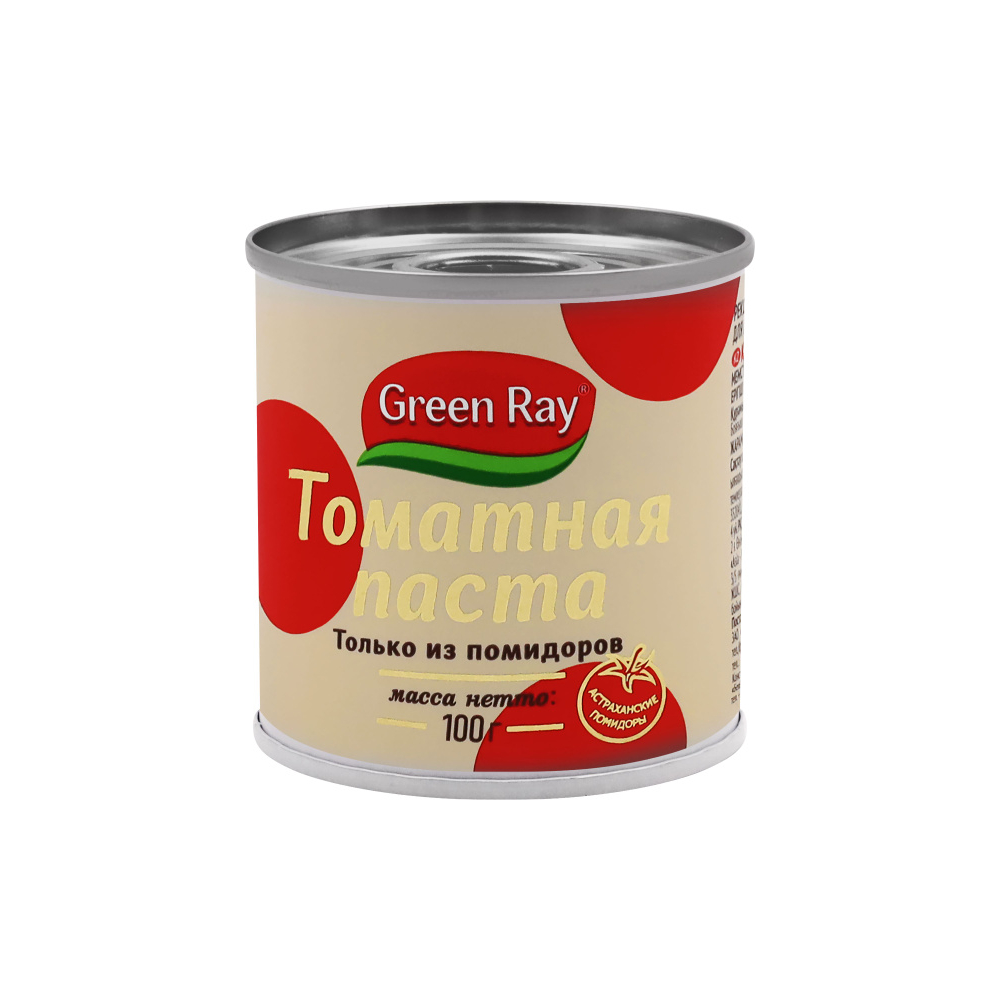 Томатная паста " Green Ray" ж/б 100г