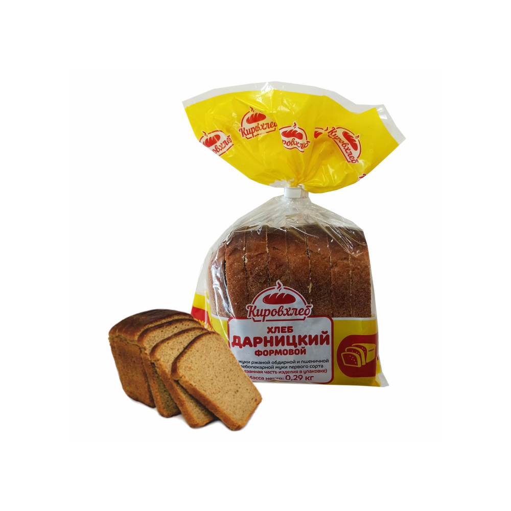 Хлеб Дарницкий 1с ржаной 290г нарезка