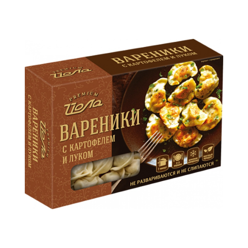Вареники с картофелем и луком 360г.г Йола