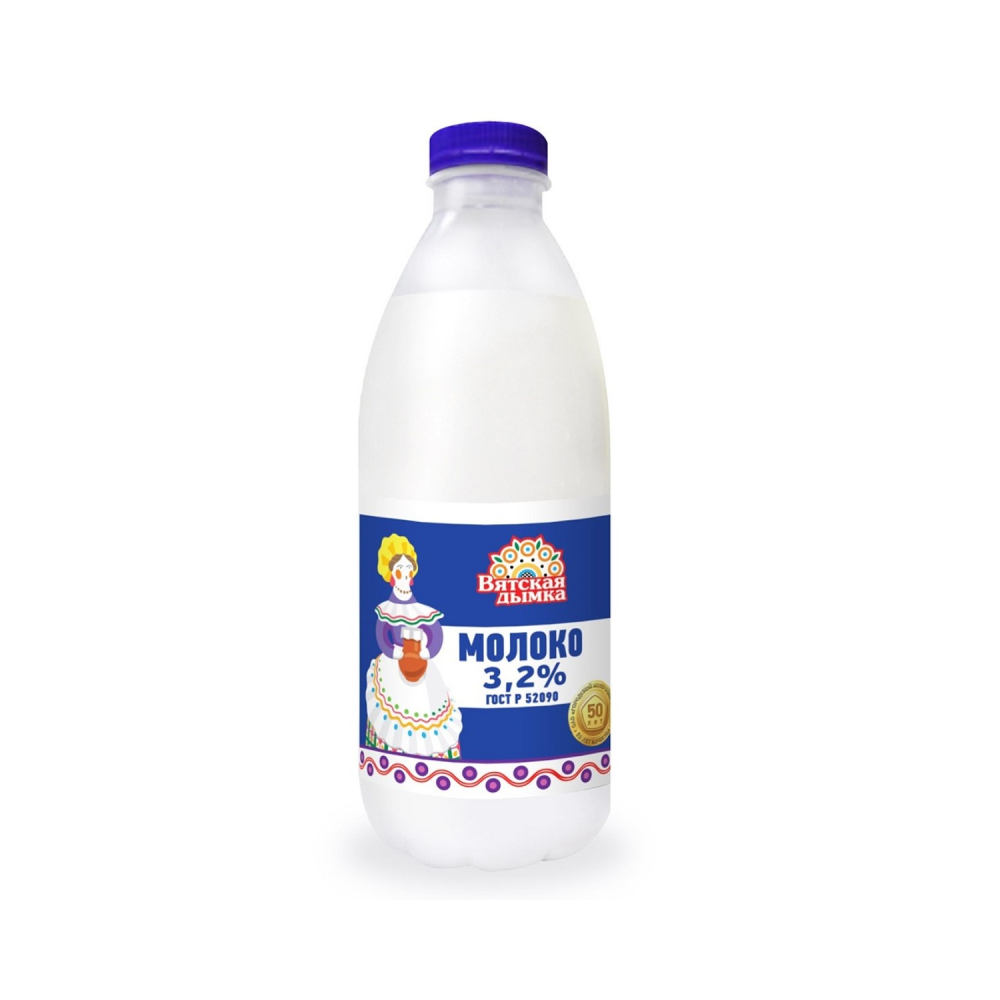 БЗМЖ Молоко цельное ж.3,4-4,2% 0,9л бутылка