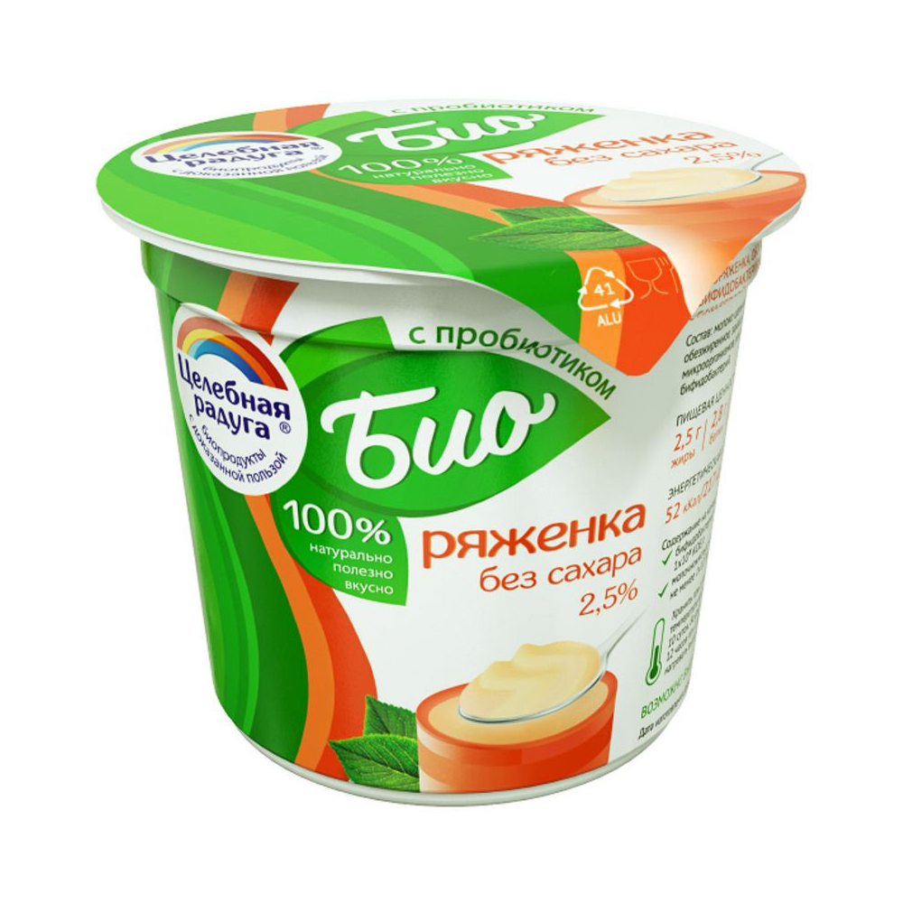 БЗМЖ Био Ряженка стакан ж.2,5% 150г