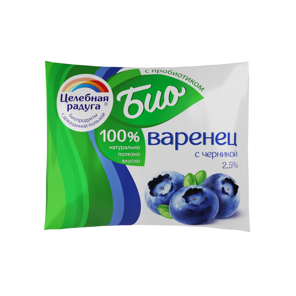 БЗМЖ Био Варенец Черника ж.2,5% 250мл