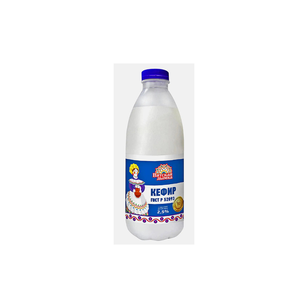 БЗМЖ Кефир ж.2,5% 900г бутылка
