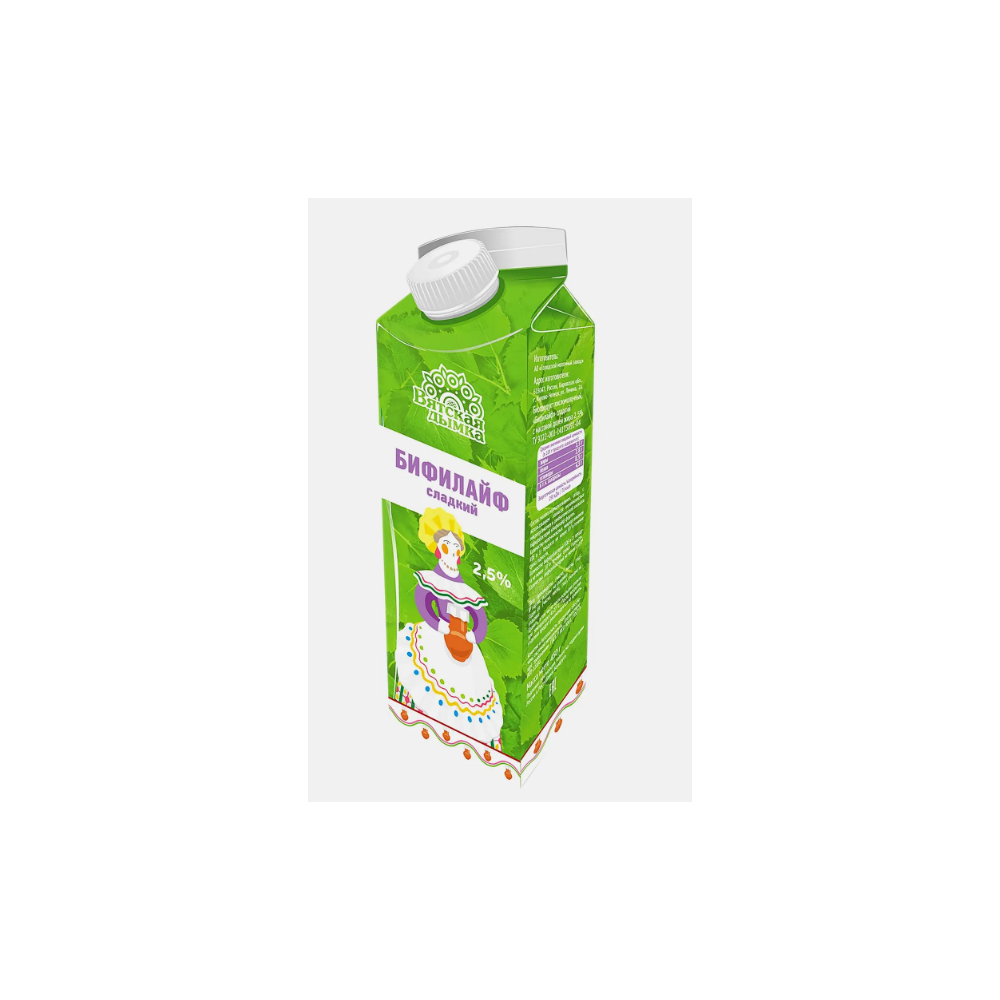БЗМЖ Бифилайф сладкий ж. 2,5% 450г ПЮР-ПАК ГМЗ