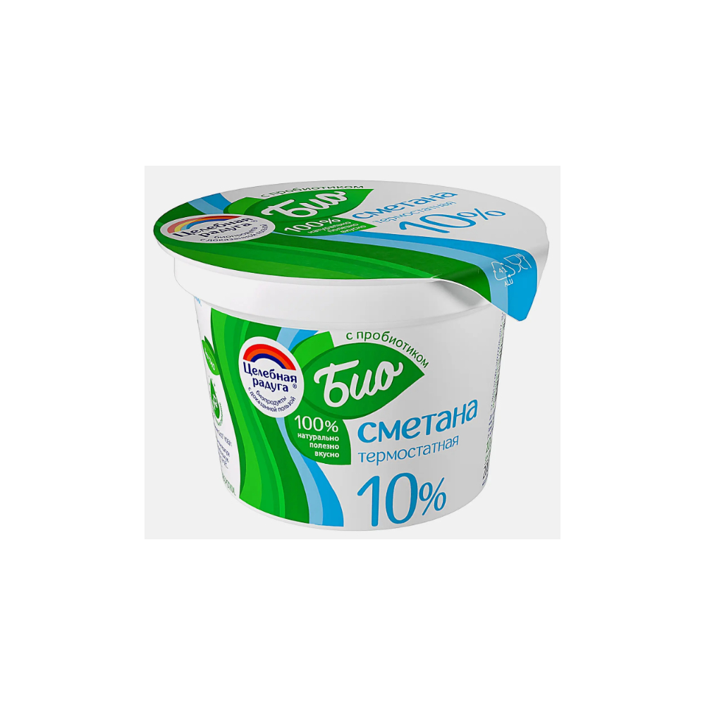БЗМЖ Био Сметана Фитнес 10% 200г