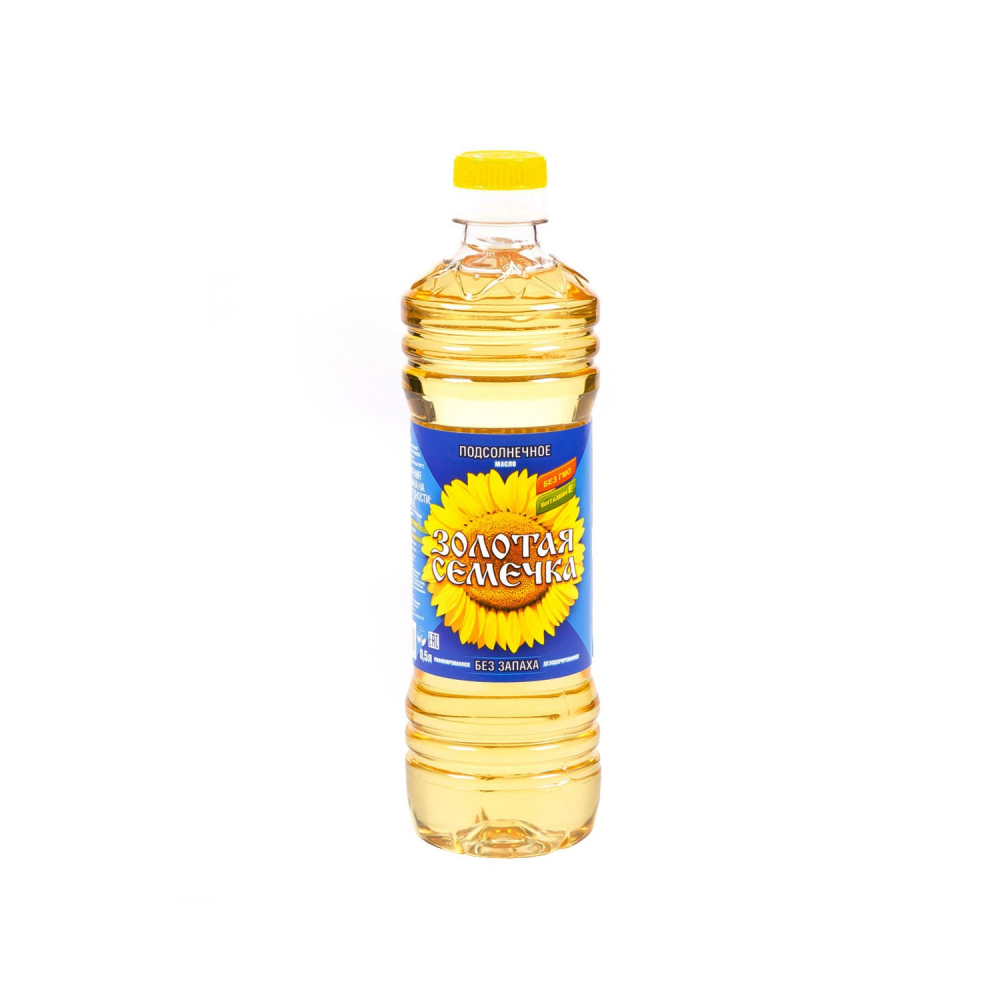 Масло Золотая семечка рафинир 0,5л