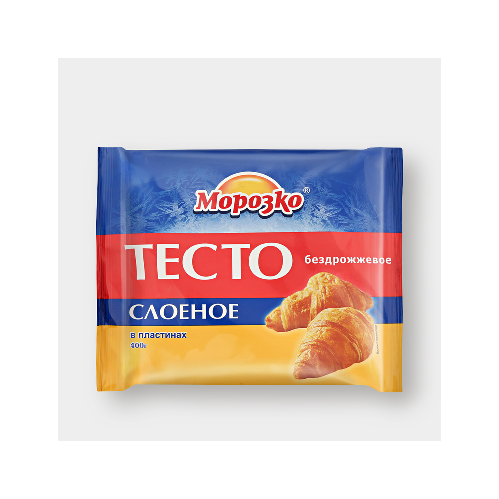 Тесто слоеное бездрожжевое Морозко 400г [АКЦИЯ]