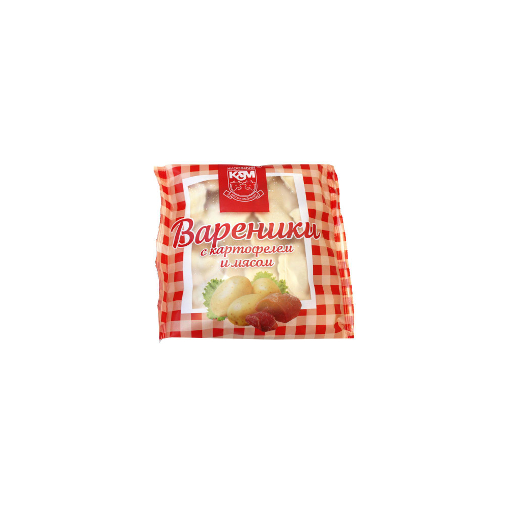 Вареники с картофелем и мясом 350г КМК