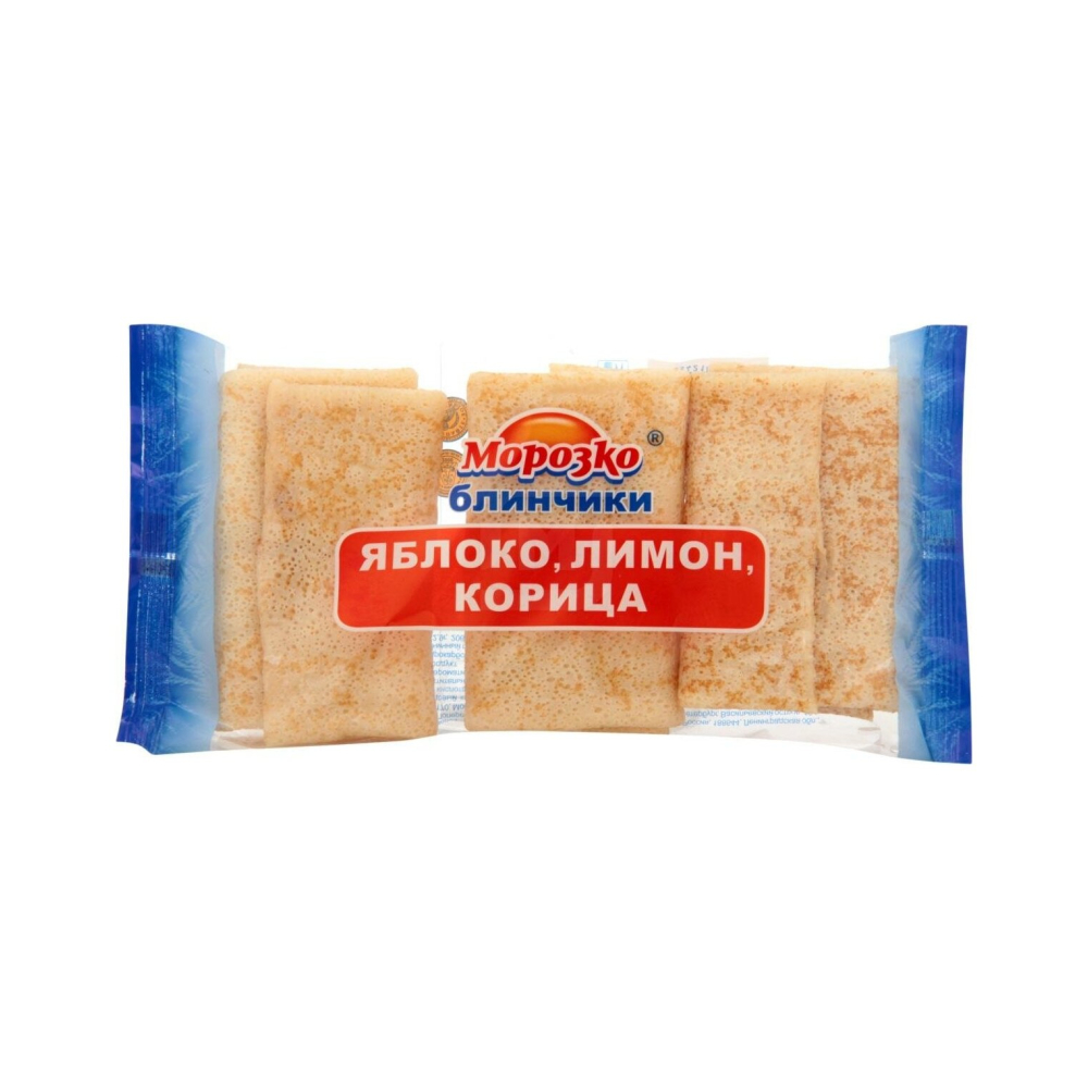 Блинчики Морозко яблоко/лимон/корица 210г