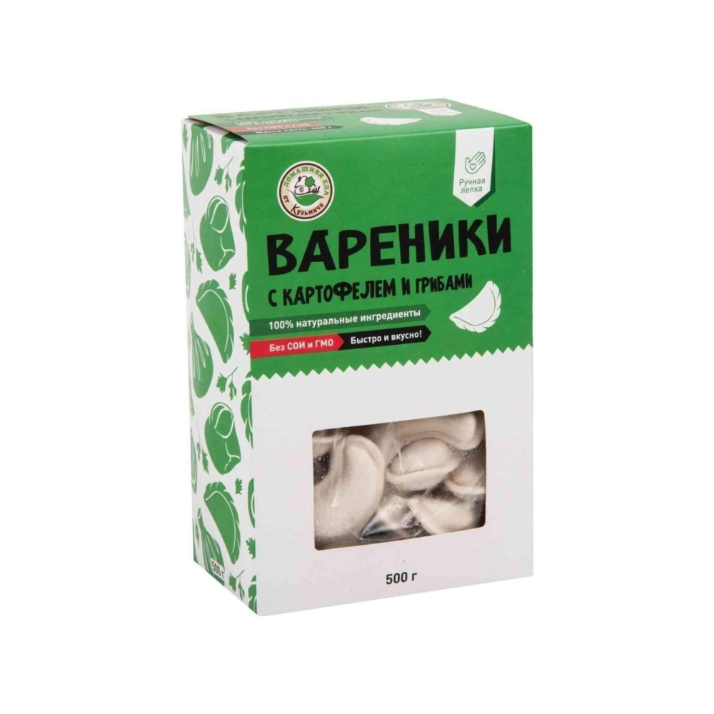 Вареники с картофелем и грибами Полом 500г