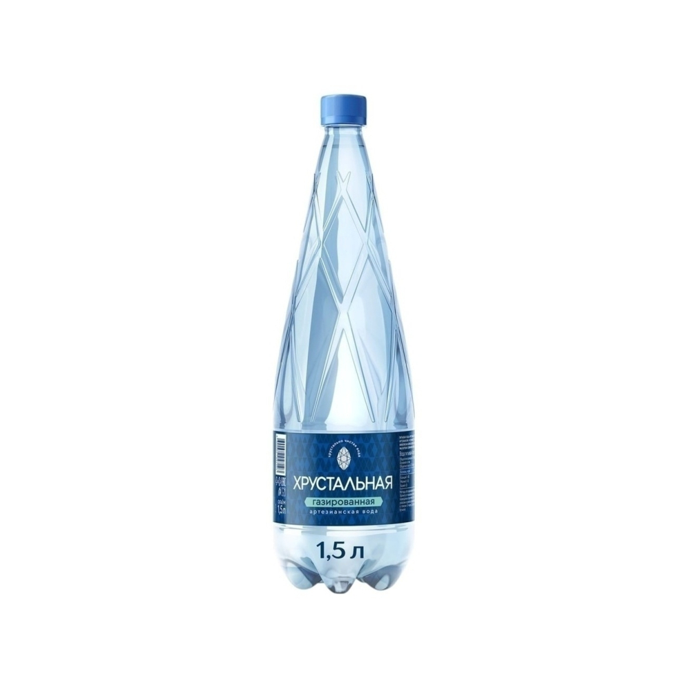 Вода питьевая Хрустальная газ. 1,5л