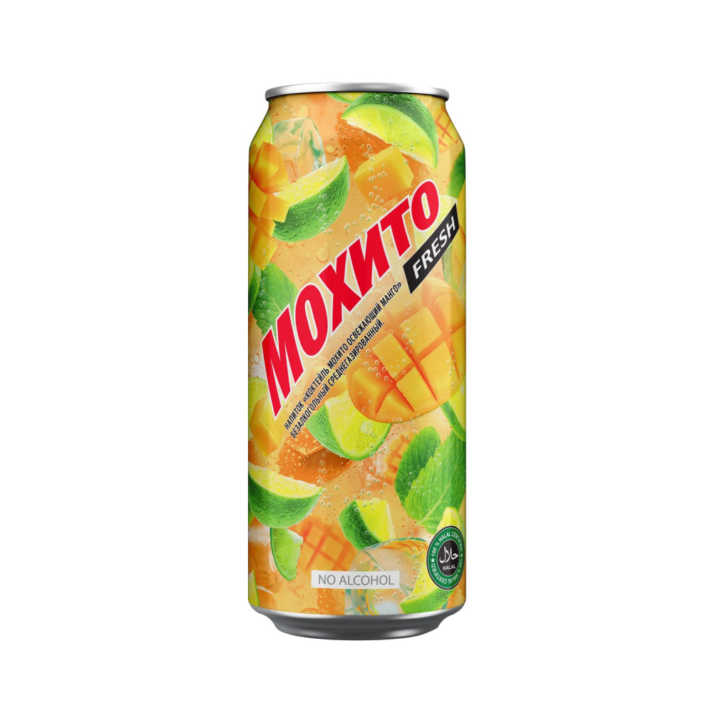 Напиток б/алк Мохито Манго 0,45л ж/б