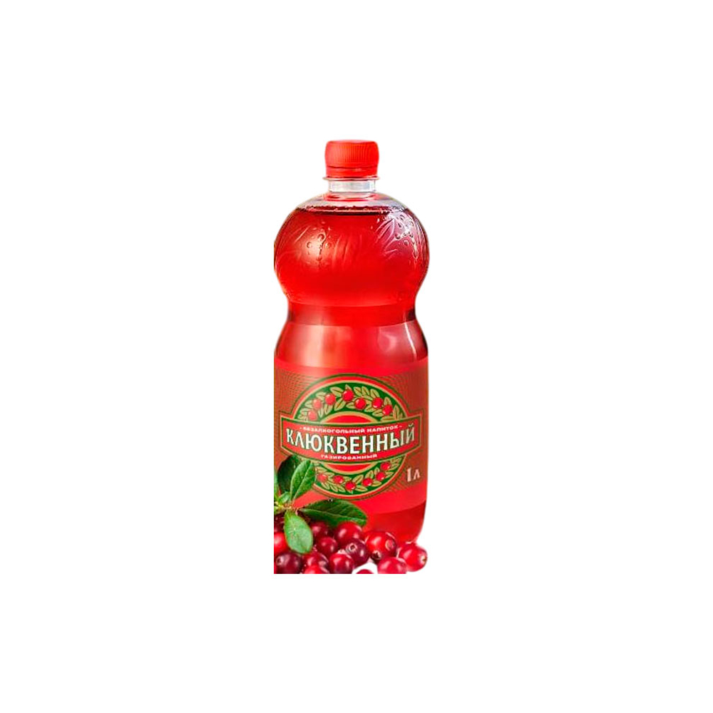 Напиток б/алк Со вкусом клюквы негаз.1,0л
